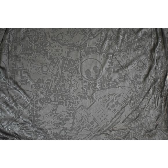 Disney Star Wars Chrome Wars All Over Print Long Sleeve T-shirt Men Medium Black - Picture 2 of 5